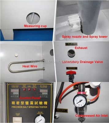 LIYI Salt Spray Test Chamber with 108L-1440L Capacity IP56 Protection and 0.5 Accuracy for Corrosion Testing