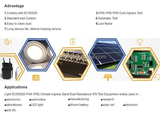 LIYI Simulierte Sand- und Staubprüfkammer Umwelt- und Staubprüfgerät